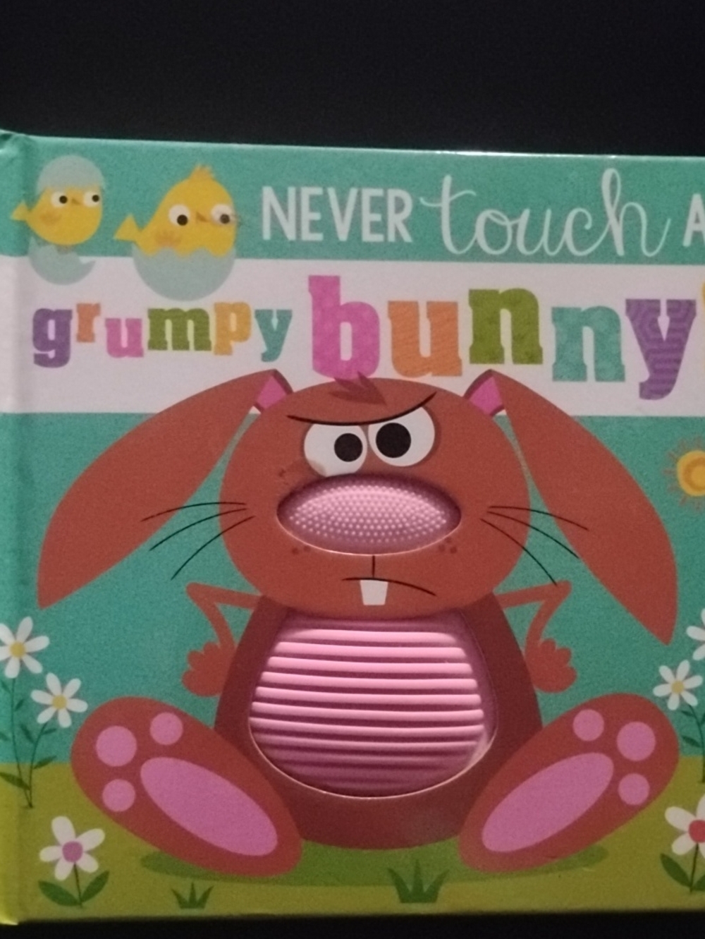 Grumpy Bunny Interactive Sound Toy - Pink